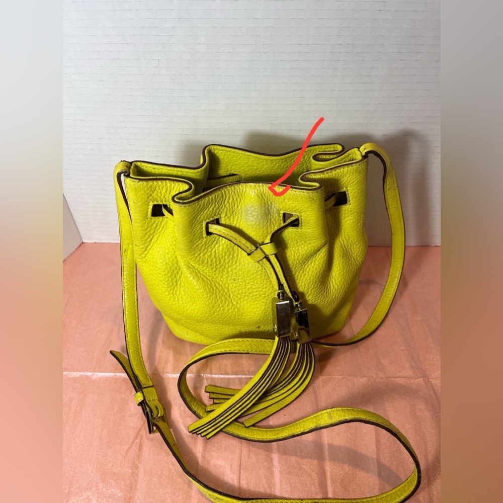 Kate Spade Lime Leather Shoulder Bag - Picture 14 of 15